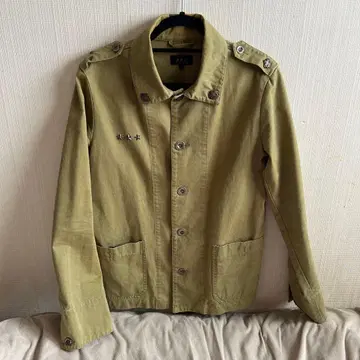 ~00s A.P.C. 올리브 밀리터리 자켓 S