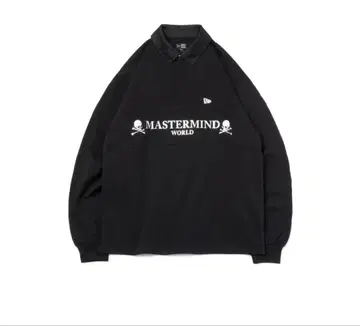 MASTERMINDS 블랙 스컬 피케 셔츠