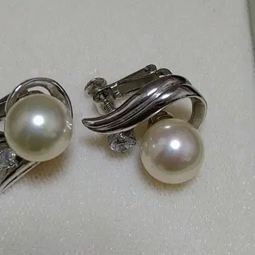 Vendome 아오야마 펄 크리스탈 귀찌