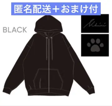 후지마키 쿄스케 프로듀스 후드티 블랙 M