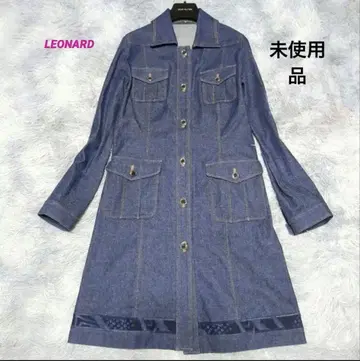 미사용! 레오나르 스포츠 데님 원피스 스트레치