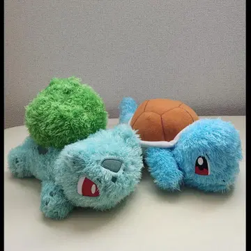 모후굿토 편안한 타임 봉제 인형 꼬부기(제니카메) 이상해씨 세트