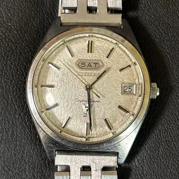 60s 시티즌 크리스탈 세븐 레어 다이얼 자동 와인딩 손목시계 작동품