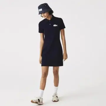 Lacoste 네이비 폴로 원피스 반팔