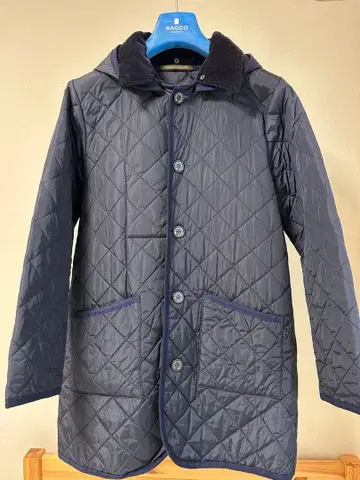 매킨토시 퀼팅 자켓 38 네이비