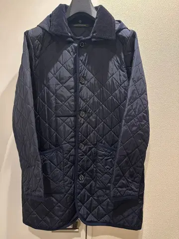 매킨토시 퀼팅 자켓 38 네이비