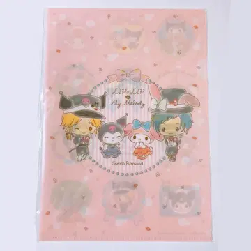 LIP x LIP 클리어 파일 산리오 유지로 아이조 마이멜로디 쿠로미