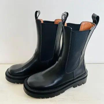 [새상품급] STYLEBLOCK 사이드 고어 부츠 블랙 23.5cm