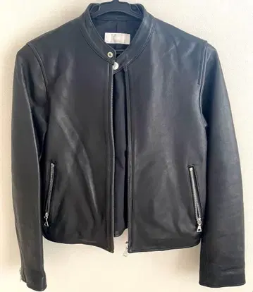 여성용 HARE 가죽 싱글 라이더 자켓 양가죽 겨울 의류 코트