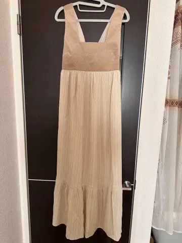 MOUSSY 슬리브리스 롱 원피스