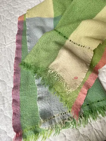 새상품급 Pallace Palece 팔라스 팰리스 울 융모 스톨 인기