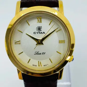 CYMA 시마 실버 다이얼 쿼츠 726 스위스 손목시계