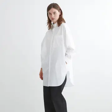 트래디셔널 웨더웨어 돌먼 슬리브 롱 셔츠 S 화이트