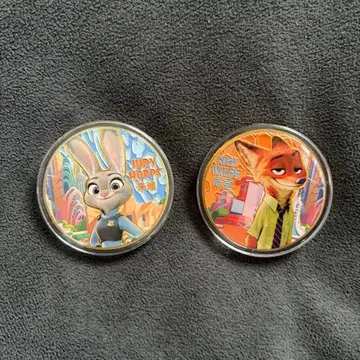 주토피아 상하이 디즈니 SHDL 기념 메달