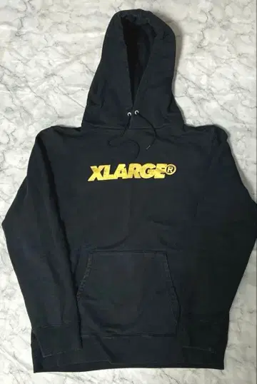 Xlarge 엑스라지 후드티 센터 로고 블랙 인기 두꺼운