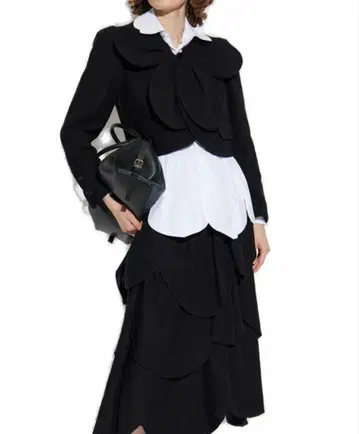 신 시즌 Noir Kei Ninomiya 울 크롭 자켓