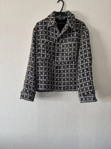 자라 ZARA 남성용 숏코트 자켓 체크 하운드투스