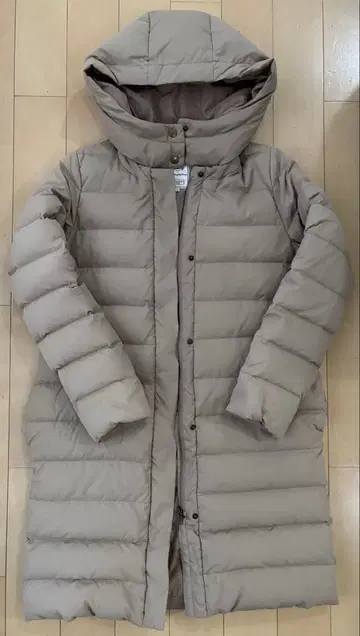 B:ming 베이지 롱 기장 다운 자켓 M