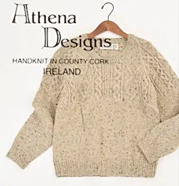 아테나 디자인 피셔맨 니트 스웨터
