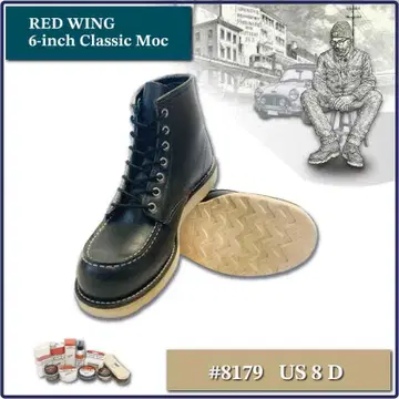 RED WING 6-inch Classic Moc #8179 US 8 D