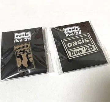 오아시스 Oasis Live'25 도쿄 돔 투어 공식 굿즈 핀 배지