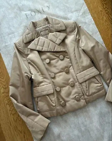 폭시 충전솜 자켓 실크 40
