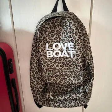 LOVE BOAT 레오파드 무늬 백팩