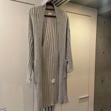 DEMYLEE 그레이 리브 가디건 XS