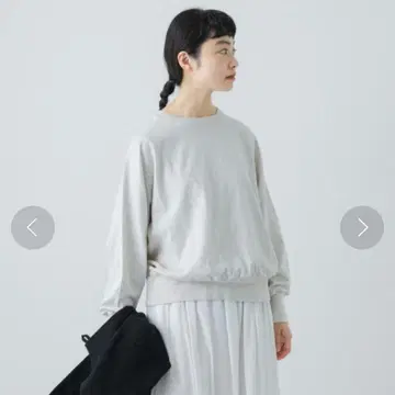 카구레 코튼 사이드리브 풀오버