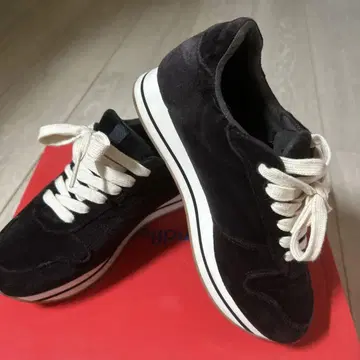 ZARA BASIC 스웨이드풍 통굽 스니커즈 S