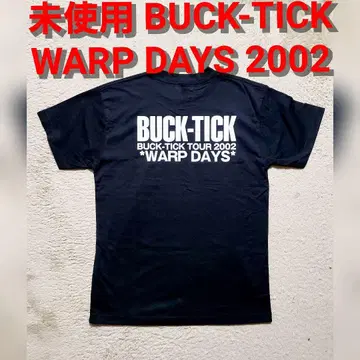 거의 미사용품 BUCK-TICK [ WARP DAYS 2002 ] 티셔츠