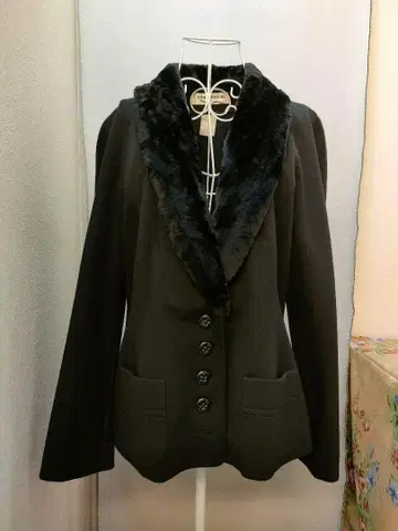 소니아 리키엘 블랙 레트로 구제 의류 프랑스제 자켓