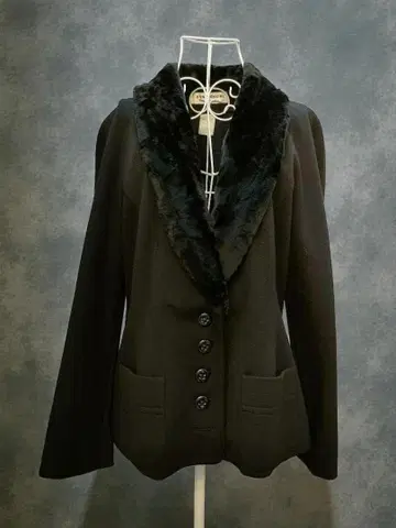 소니아 리키엘 블랙 레트로 구제 의류 프랑스제 자켓