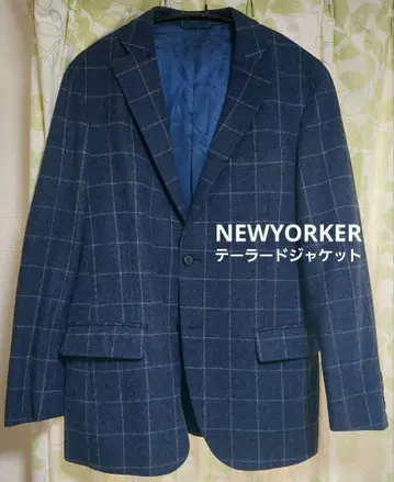 NEWYORKER 테일러드 자켓 뉴요커 네이비 체크