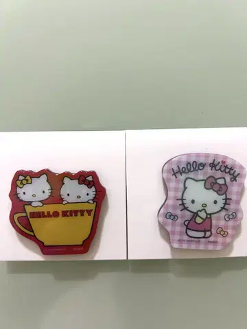산리오 오로라 아크릴 마그넷 헬로키티 2종 세트 원스 테라스