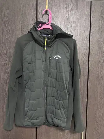 Callaway 후드 부착 패디드 자켓 블랙 M 사이즈