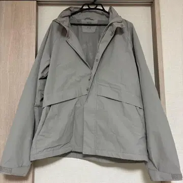 UNIQLO 후드 부착 자켓 그레이