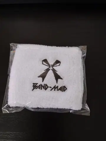 미개봉 새상품 BAND-MAID TOUR 2025 리스트 밴드 화이트