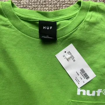 HUF 그린 T셔츠 M 사이즈 포켓 부착