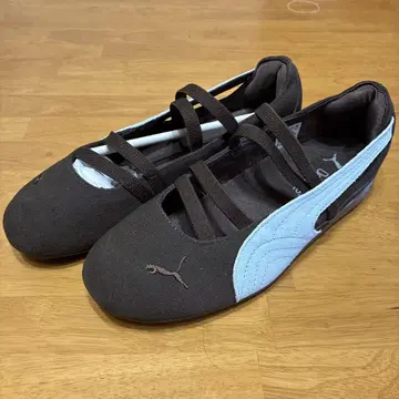 Puma 스트랩 스니커즈 브라운/라이트 블루