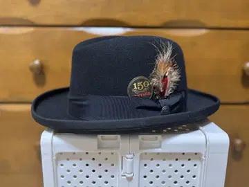 STETSON Homburg 블랙 150주년