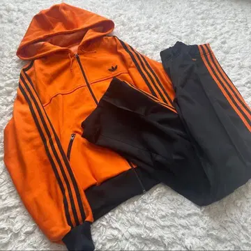 adidas 데상트 셋업 트랙 자켓 팬츠 후드