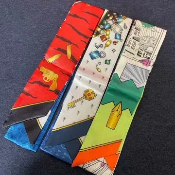 죠죠 미스타 부챠라티 키시베 로한 리본 스카프 세트