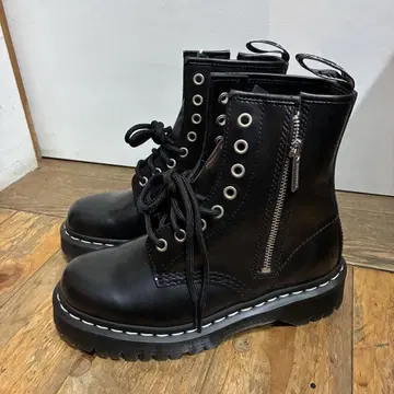 닥터마틴 1460 지퍼 벡스 화이트 스티치 8홀 부츠