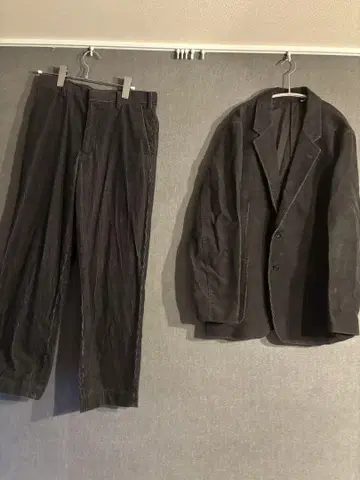 UNIQLO U 코듀로이 자켓 셋업