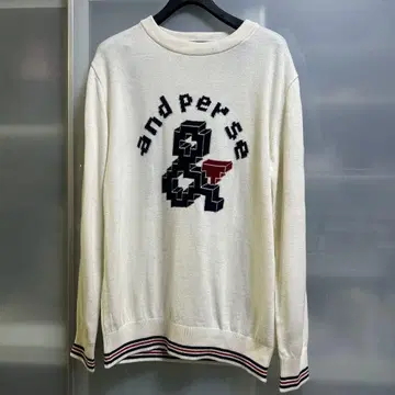 and per se 아이보리 크루넥 스웨터