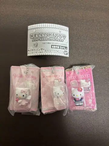 HELLO KITTY 패키지 미니어처 컬렉션 3종 set 미개봉
