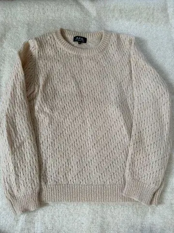 A.P.C. 케이블 니트 스웨터 S 베이지