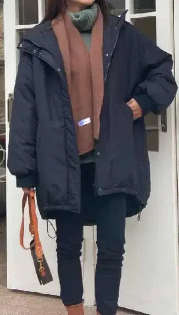 여성용 미사용 다운 코트 점퍼
