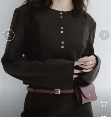 컷 조젯 숏 가디건